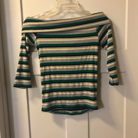 River Island Tie Front off the Shoulder Top - Picture 6 of 6